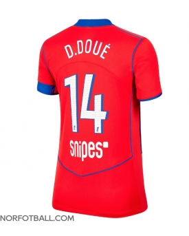 Billige Fotballdrakt Paris Saint-Germain Desire Doue #14 Replika Tredjedrakt Dame 2025-26 Kortermet